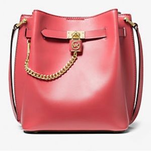 Michael Kors Hamilton Legacy Medium Leather Messenger Bag